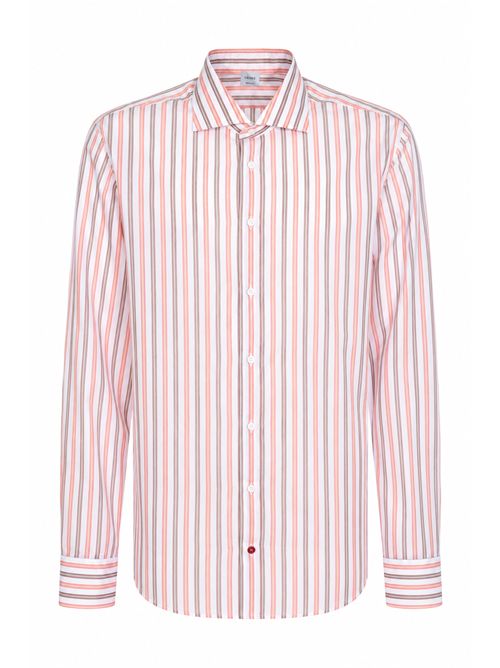 Camicia in cotone a righe Arancione Carrel | 2303 50 425001